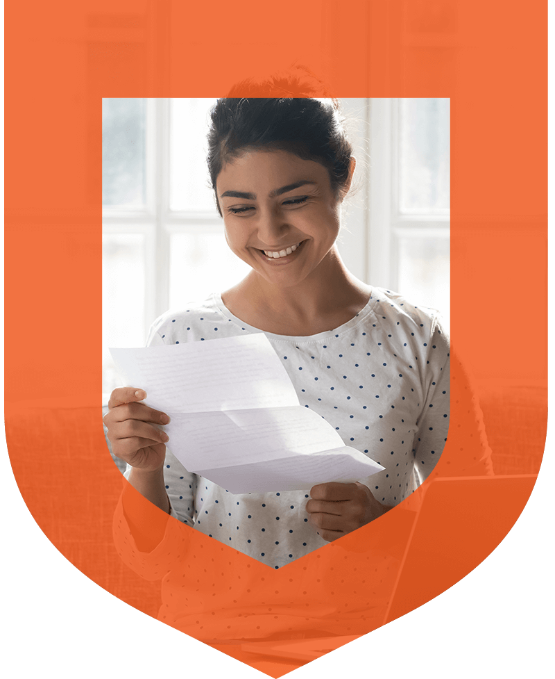 Financial aid and awards shield image